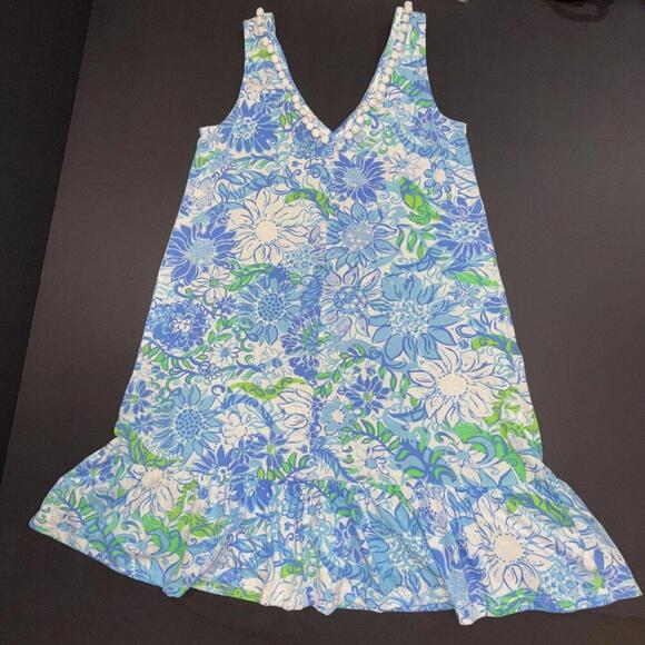 Lilly Pulitzer Frenchie Blue Designer CAMILLA SWING DRESS Preppy Classic | S - Picture 15 of 15